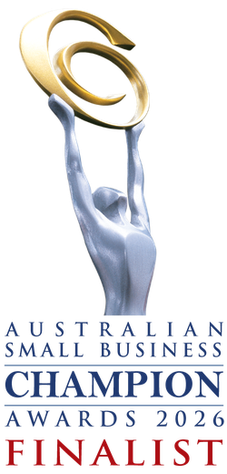 Australian Small Business Champion Awards 2026 finalist trophy