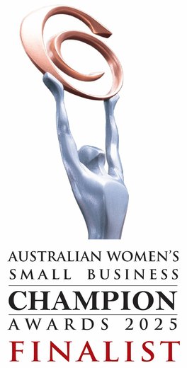 Australian Women’s Small Business Champion Awards 2025 finalist trophy